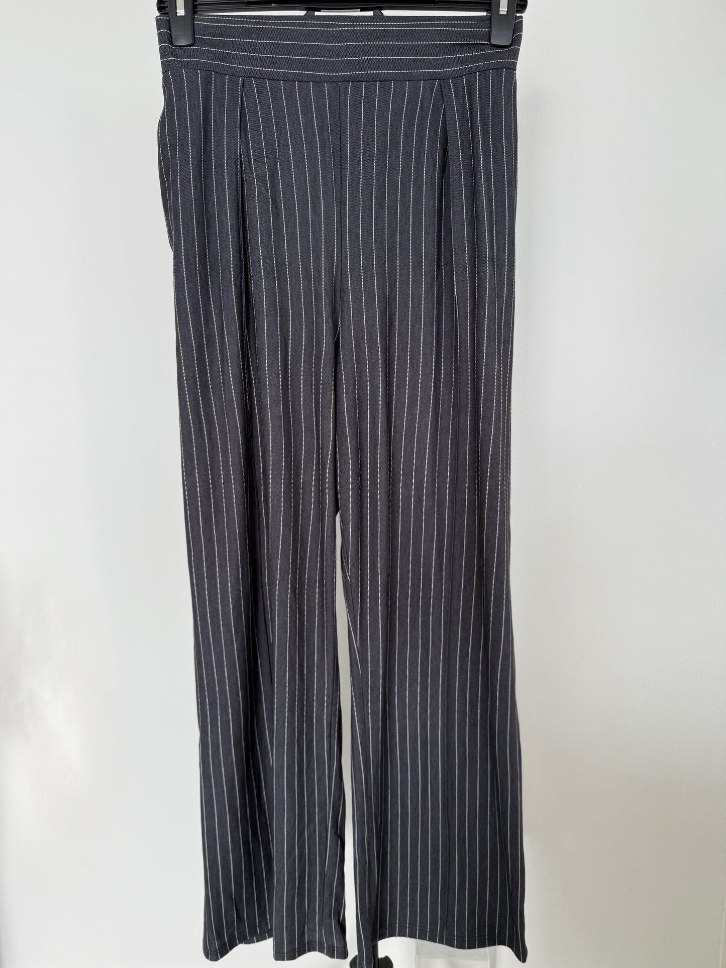 Dark Grey Pin Stripe Pants