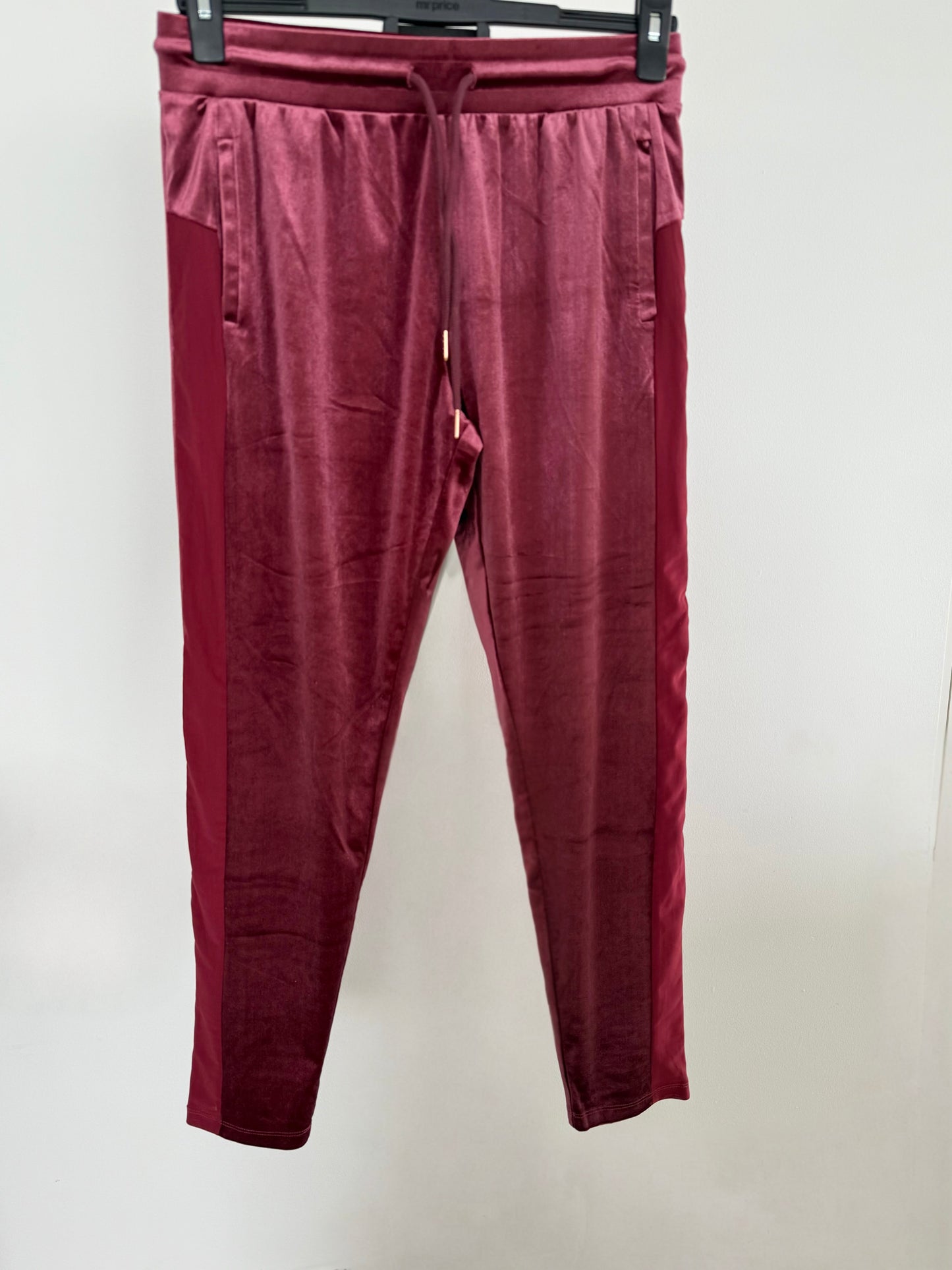 Mauve Velvet Stretch Pants