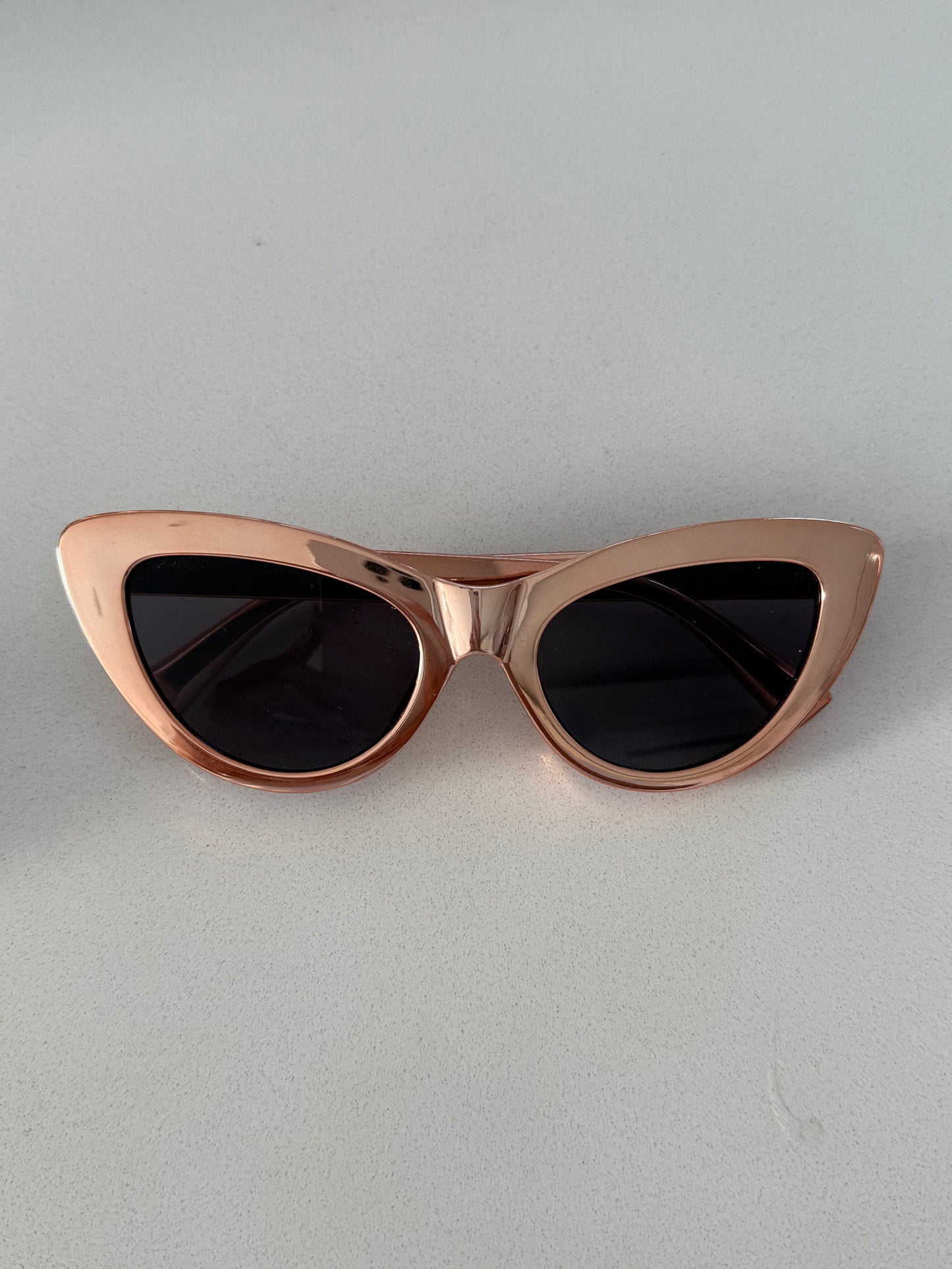 Rose Gold Cat Eye Sunglasses
