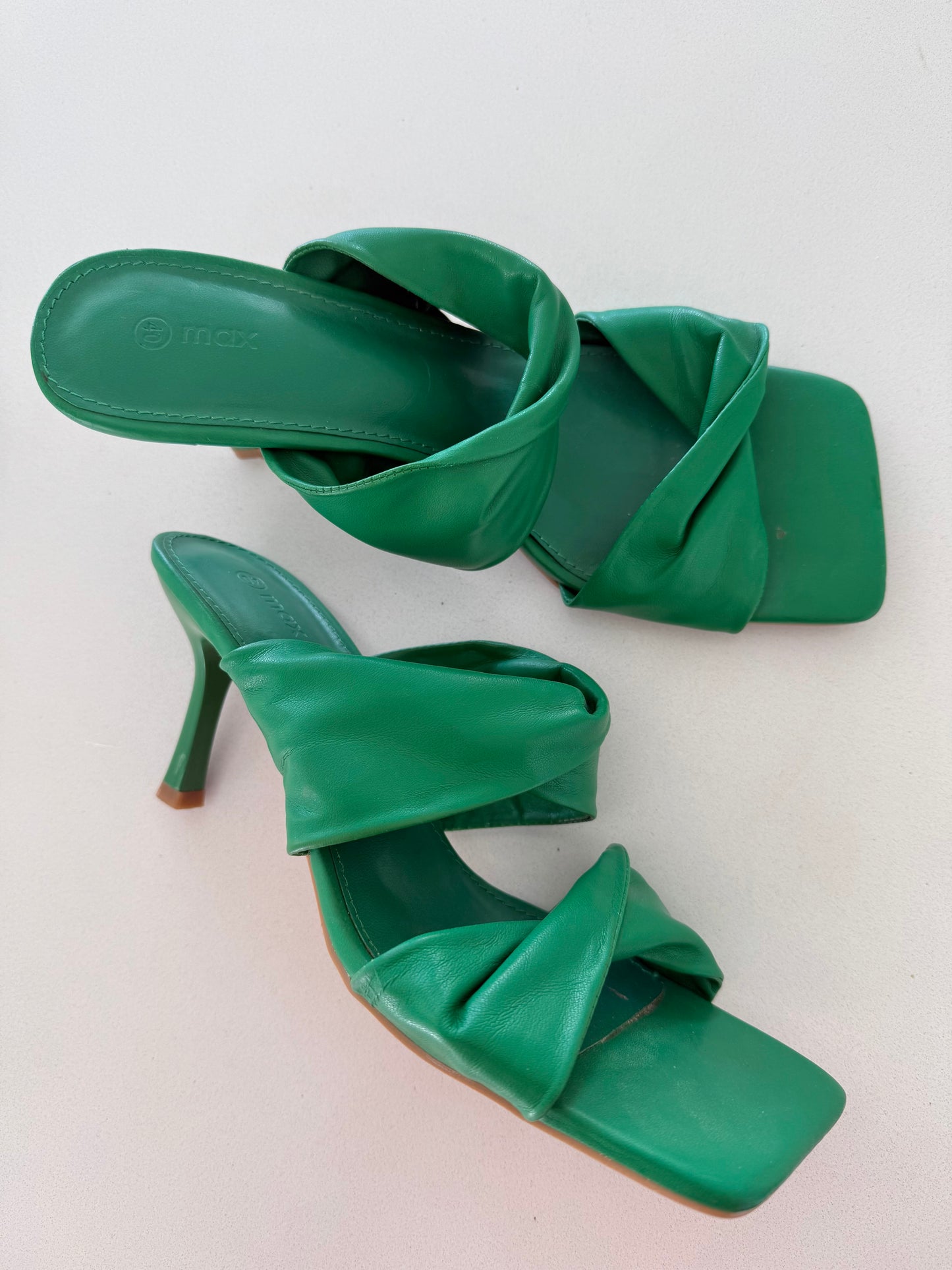 Green Slip-In Heel