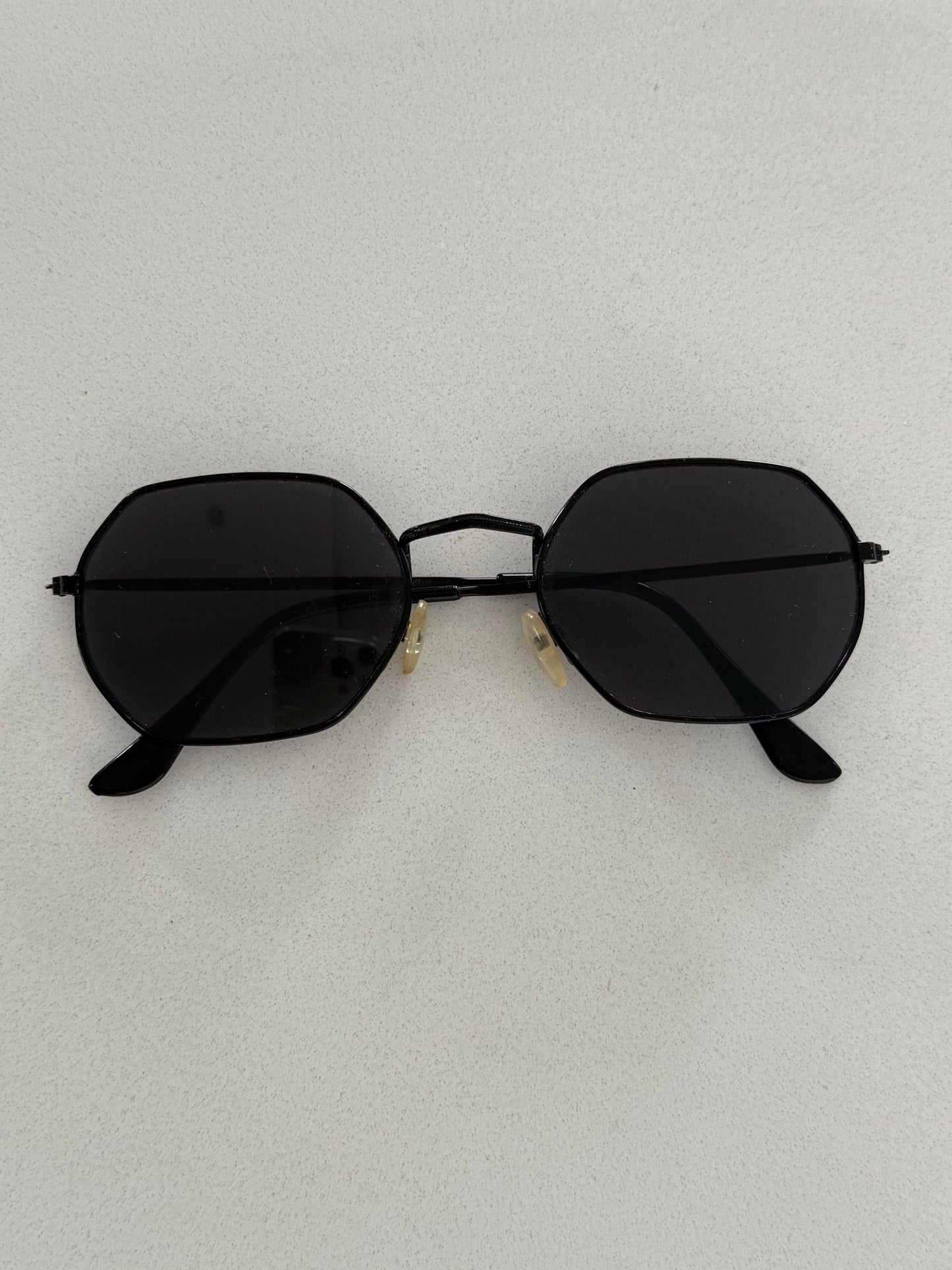 Black Octagon Sunglasses
