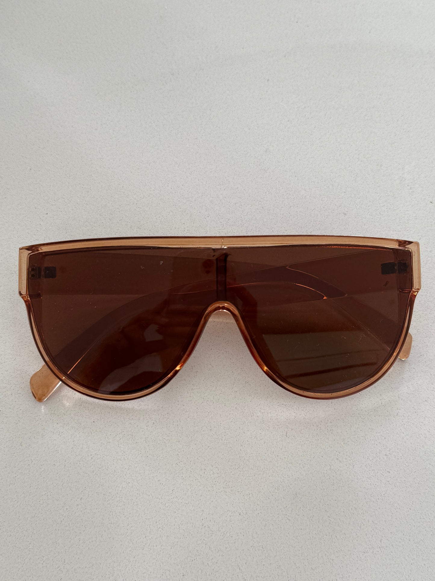 Brown Oversized Sunglasses