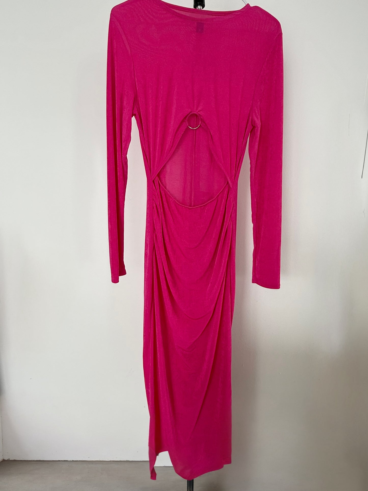 Pink Peak-A-Boo Bodycon Dress