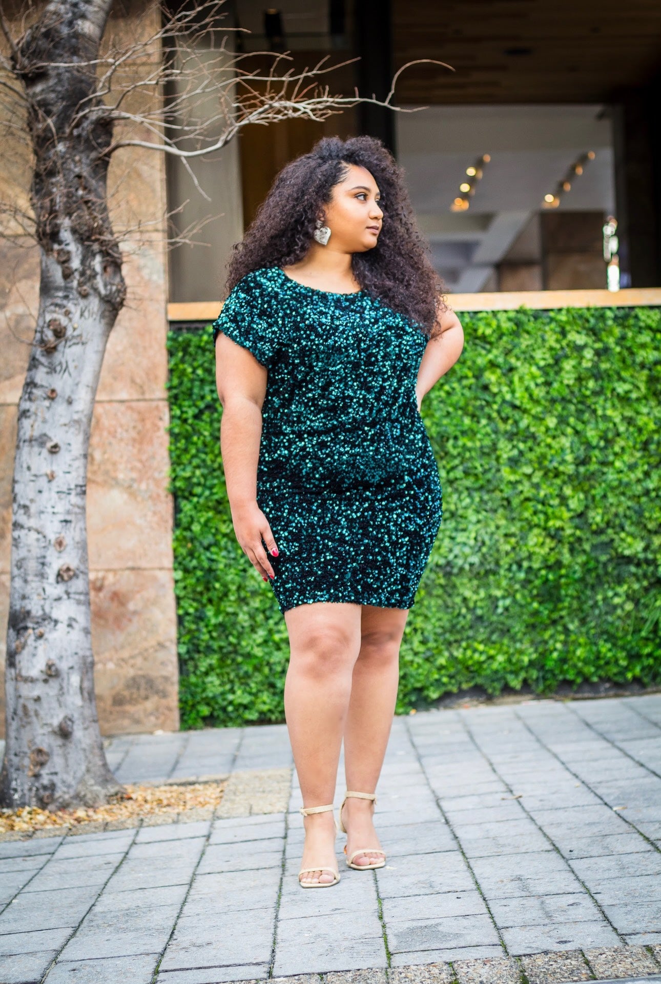 Emerald Mini Dress (Fits size 12-16)